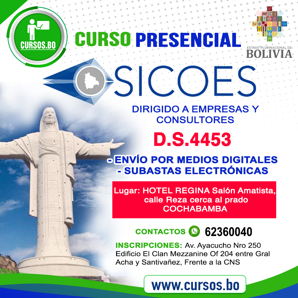 Curso Presencial Ds Ds En Cochabamba